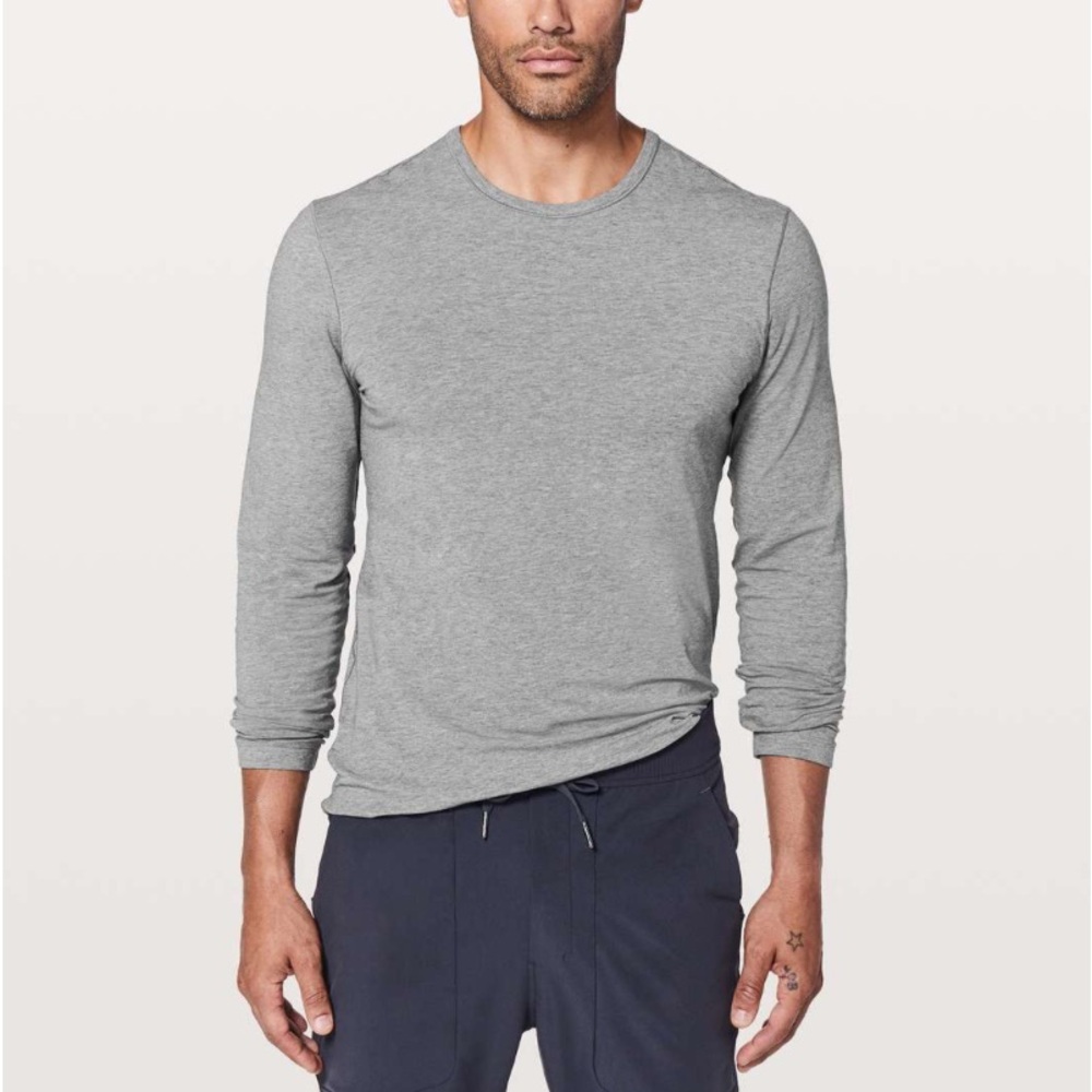lululemon long sleeve | men’s s gray